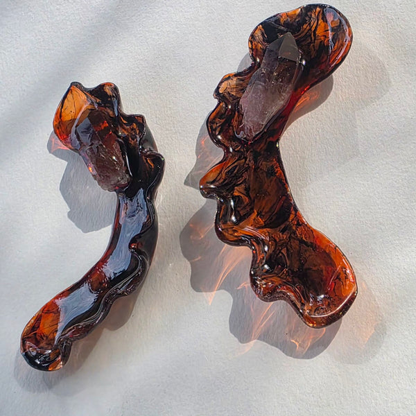 Aros Variación de gesto orgánico (colores negro y naranjo)