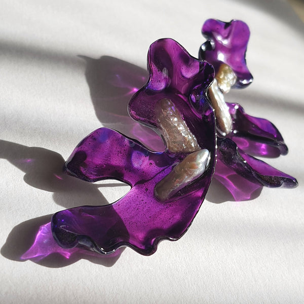 Aros Flor Diseccionada PRECIO REBAJADO original 70.000 clp.