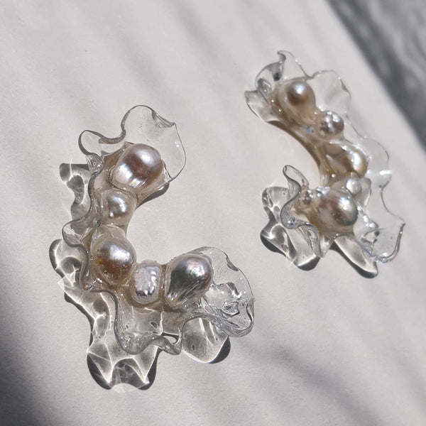 Aros Gesto orgánico (tamaño mediano)