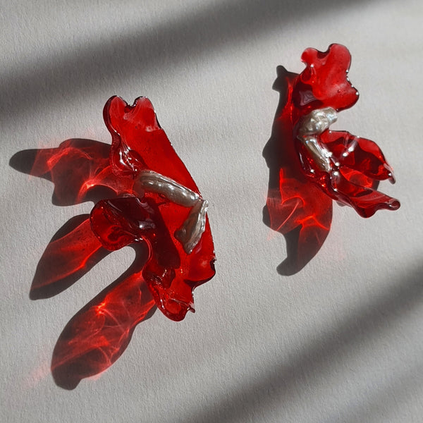 Aros Flor Diseccionada PRECIO REBAJADO original 70.000