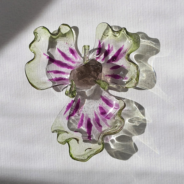 Aros Flor marina y engarce (grandes)
