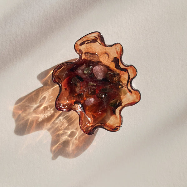 Aros Abstracción marina (3,8 cms.) (PRECIO REBAJADO, original 55.000)